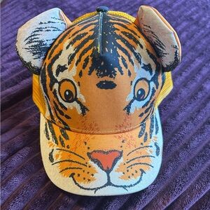 Tiger Face Kids Cap